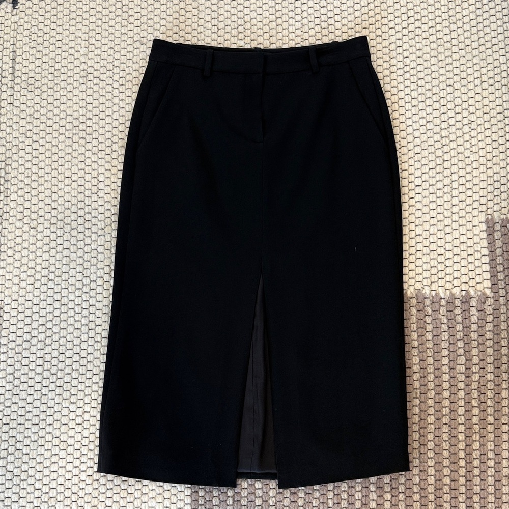 Theory black pencil skirt